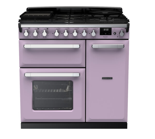 RANGEMASTER ESTEL DELUXE 90 - Chrome Trim - Dual Fuel - Image 7