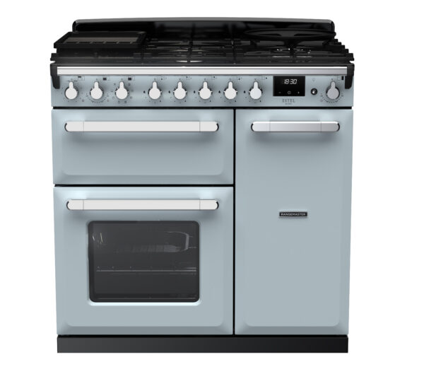 RANGEMASTER ESTEL DELUXE 90 - Chrome Trim - Dual Fuel - Image 5