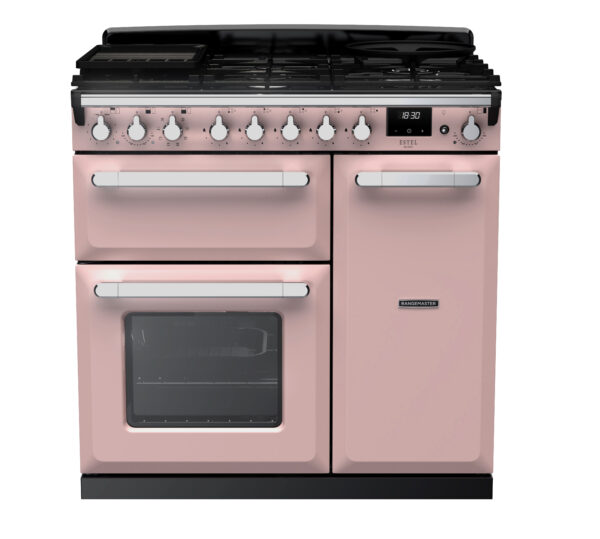 RANGEMASTER ESTEL DELUXE 90 - Chrome Trim - Dual Fuel - Image 6