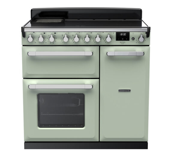 RANGEMASTER ESTEL DELUXE 90 - Chrome Trim - Induction - Image 3