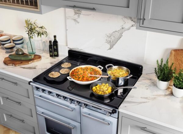 RANGEMASTER ESTEL DELUXE 90 - Chrome Trim - Induction - Image 9