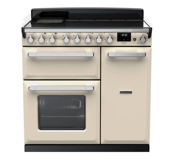 RANGEMASTER ESTEL DELUXE 90 - Chrome Trim - Induction - Image 5