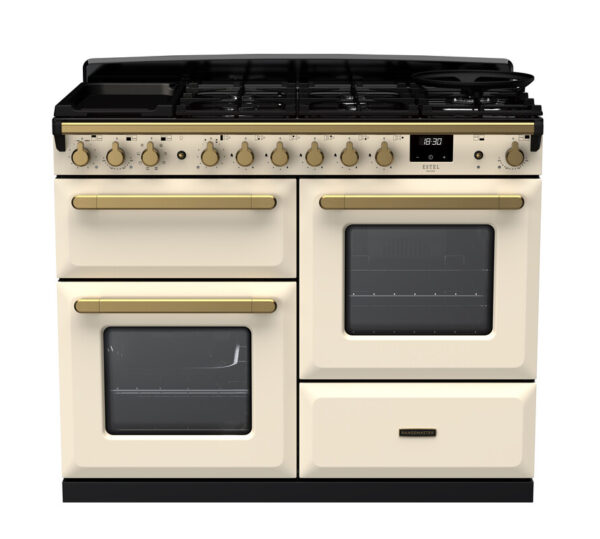RANGEMASTER ESTEL DELUXE 110 OC - Brass Trim - Dual Fuel - Image 3