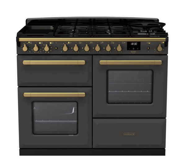 RANGEMASTER ESTEL DELUXE 110 OC - Brass Trim - Dual Fuel - Image 2
