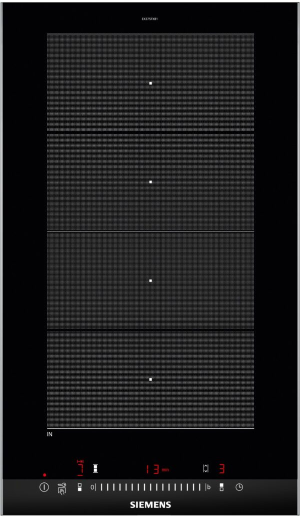 SIEMENS iQ700 30cm FLEX INDUCTION HOB - Black