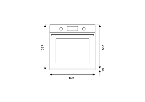 BERTAZZONI - Modern Series - Single Multifunction Oven - Carbonio - Image 2