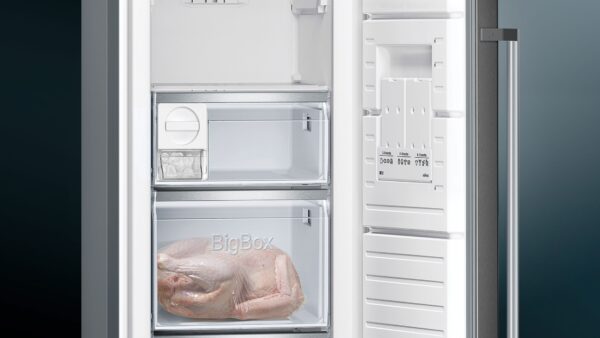 SIEMENS iQ500 FREESTANDING FREEZER - Brushed Black Steel - Image 3