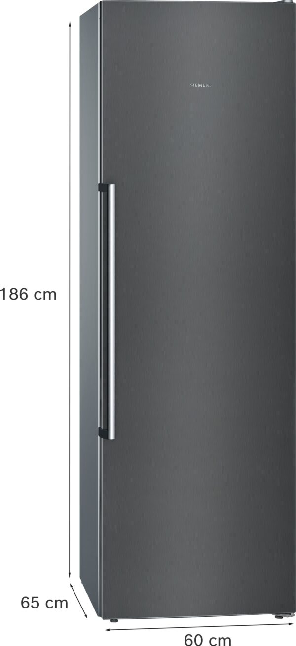 SIEMENS iQ500 FREESTANDING FREEZER - Brushed Black Steel - Image 5
