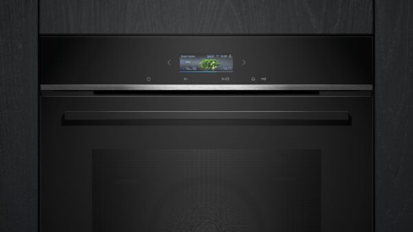 SIEMENS iQ700 BUILT-IN SINGLE OVEN - Black - Image 2