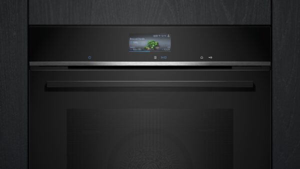 SIEMENS iQ700 BUILT-IN SINGLE OVEN - Black - Image 2