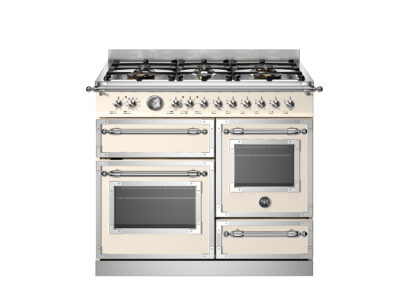 BERTAZZONI - Heritage Series - 100cm 6 Burner Triple Oven Range - Dual Fuel