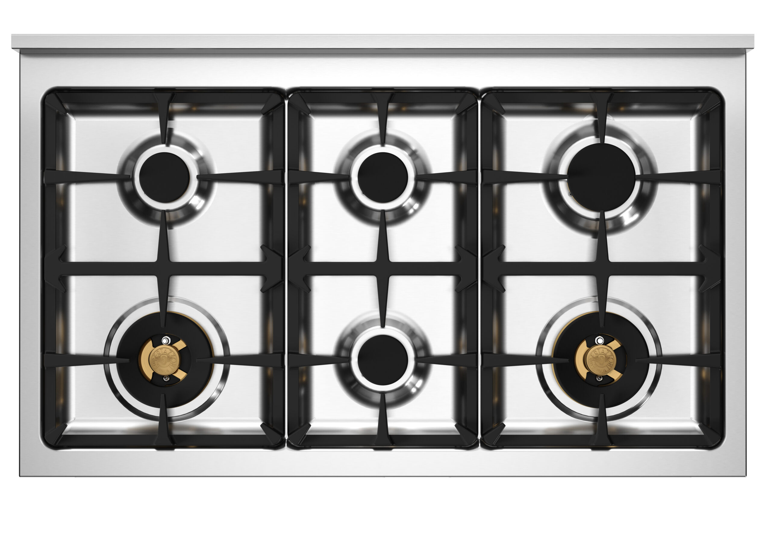 BERTAZZONI - Heritage Series - 100cm 6 Burner Triple Oven Range - Dual Fuel - Image 5