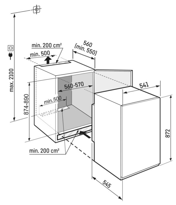 LIEBHERR BUILT-IN FREEZER WITH SMARTFROST - Image 4