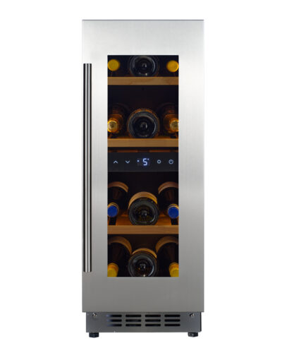KA-W18S-SSH 30cm Single Zone Wine Cabinet - S/S