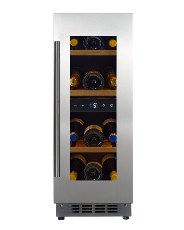KA-W18S-SSH 30cm Single Zone Wine Cabinet - S/S