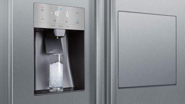 SIEMENS iQ500 AMERICAN SIDE BY SIDE FRIDGE FREEZER - Brushed Steel - Image 7