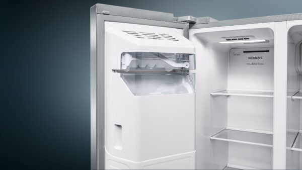 SIEMENS iQ500 AMERICAN SIDE BY SIDE FRIDGE FREEZER - Brushed Steel - Image 8