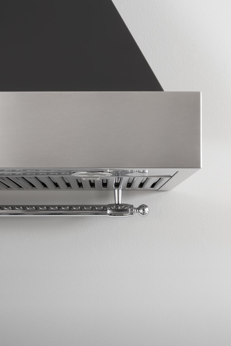 BERTAZZONI - Heritage Series - 100cm Wall Mount Chimney Hood - Black - Image 4