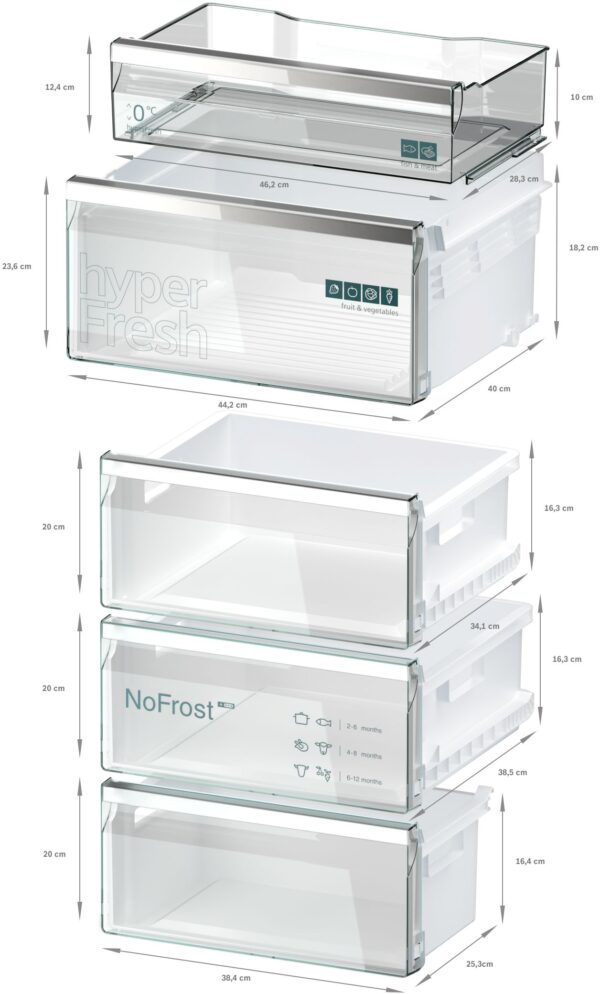 SIEMENS iQ500 FREESTANDING FRIDGE FREEZER - Image 11