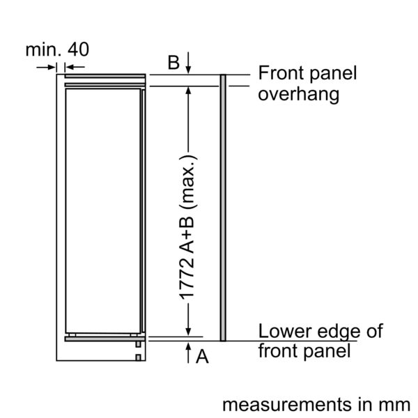 SIEMENS iQ100 BUILT-IN FRIDGE - Image 8