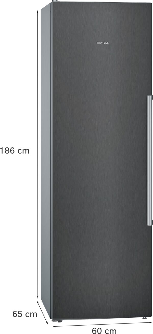 SIEMENS iQ500 FREESTANDING FRIDGE - Brushed Black Steel - Image 3