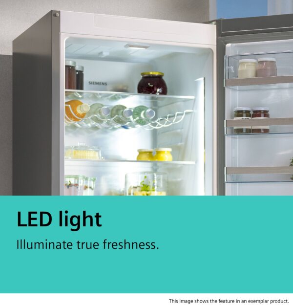 SIEMENS iQ500 FREESTANDING FRIDGE - Brushed Black Steel - Image 5