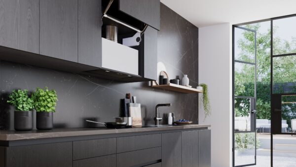 SIEMENS iQ500 70cm Canopy Cooker Hood - Black - Image 5