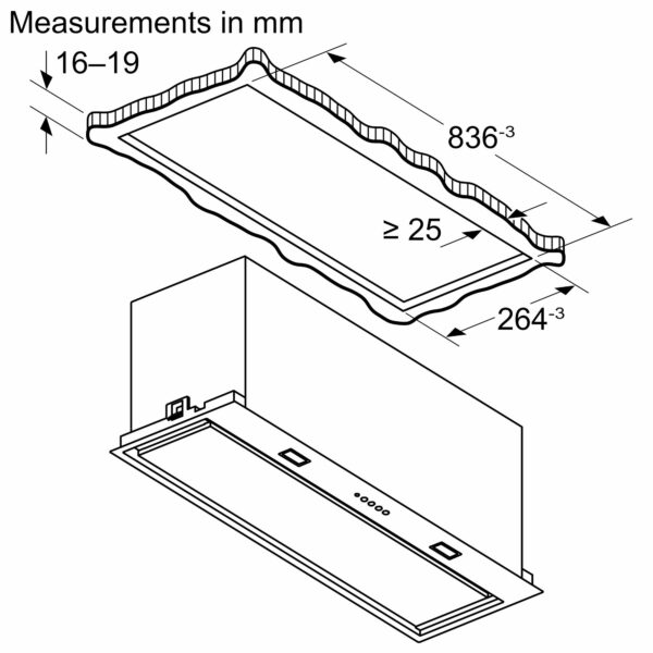 SIEMENS iQ500 86cm CANOPY HOOD - Black - Image 10