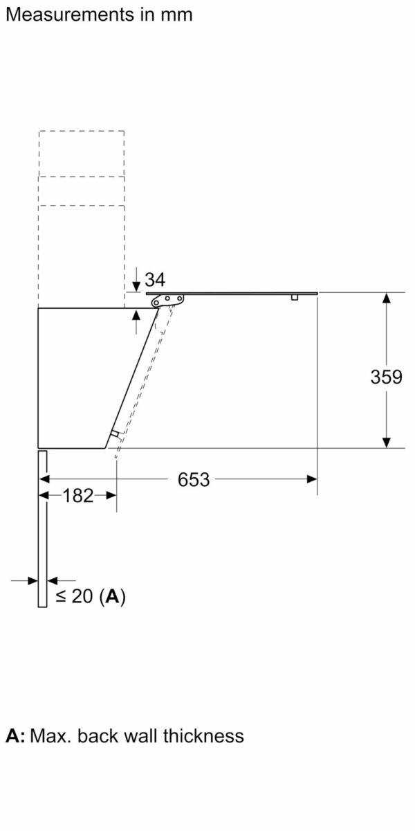 SIEMENS iQ100 60cm WALL MOUNTED ANGLED COOKER HOOD - Image 10