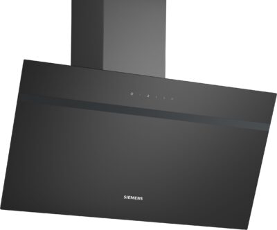 SIEMENS iQ100 80cm WALL MOUNTED COOKER HOOD - Black printed glass
