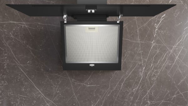 SIEMENS iQ100 80cm WALL MOUNTED COOKER HOOD - Black printed glass - Image 5