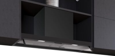 SIEMENS iQ300 80cm Built-In Hood - Matt Black & Clear Glass