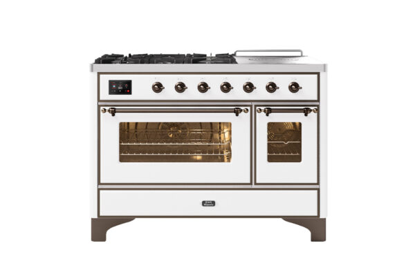 ILVE - 120cm Majestic Milano 90/30 Double Oven Range Cooker - Image 3