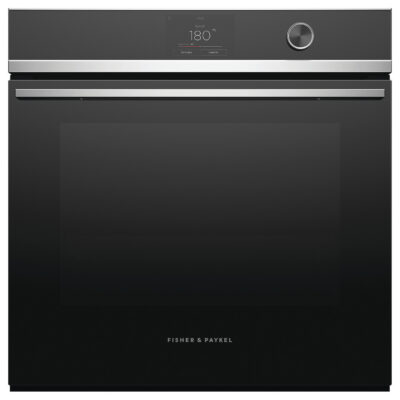 F&P SERIES 9, BUILT-IN CONTEMPORARY PYROLYTIC OVEN, 60cm - S/S