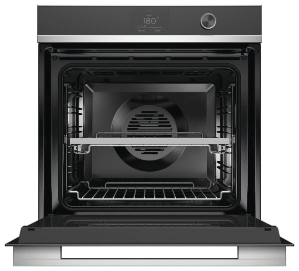 F&P SERIES 9, BUILT-IN CONTEMPORARY PYROLYTIC OVEN, 60cm - S/S - Image 2
