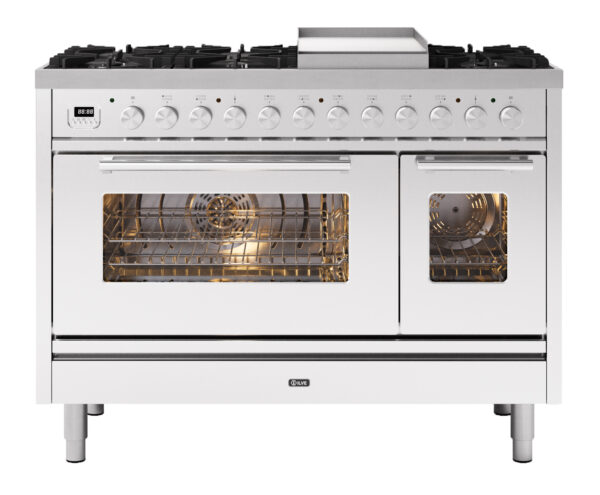 ILVE - 120cm Roma 90/30 Double Oven Range Cooker - Image 2