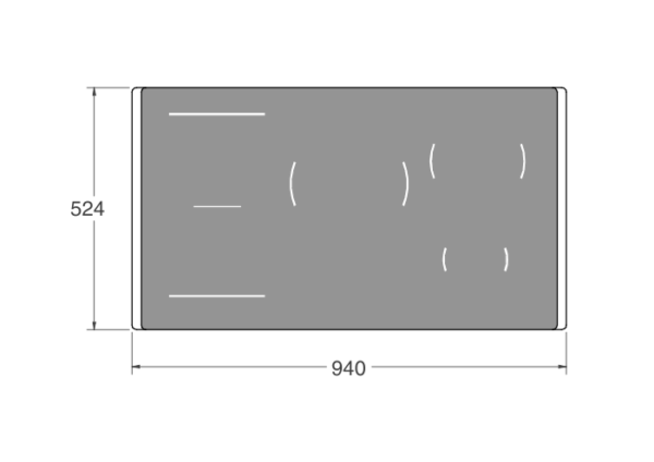 BERTAZZONI - Premium 90cm Induction Hob with TFT Display - Image 9