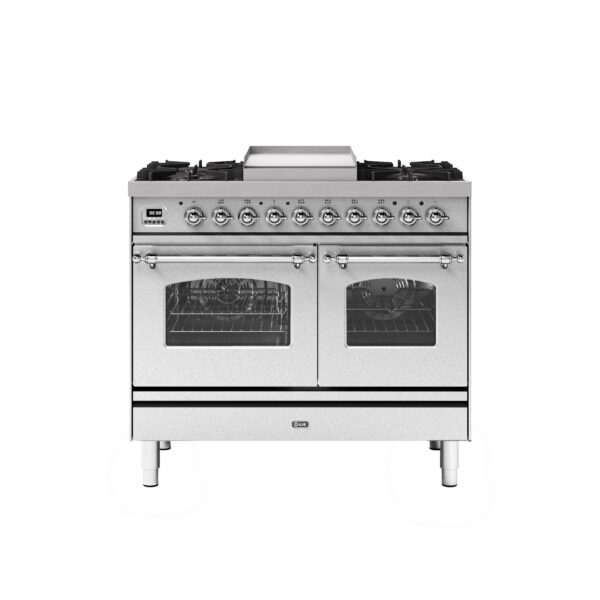 ILVE - 100cm Milano 60/40 Double Oven Range Cooker - Image 5