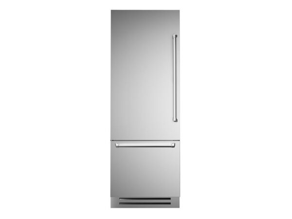 BERTAZZONI 75cm BUILT-IN FRIDGE FREEZER - LH - Stainless Steel - Image 2