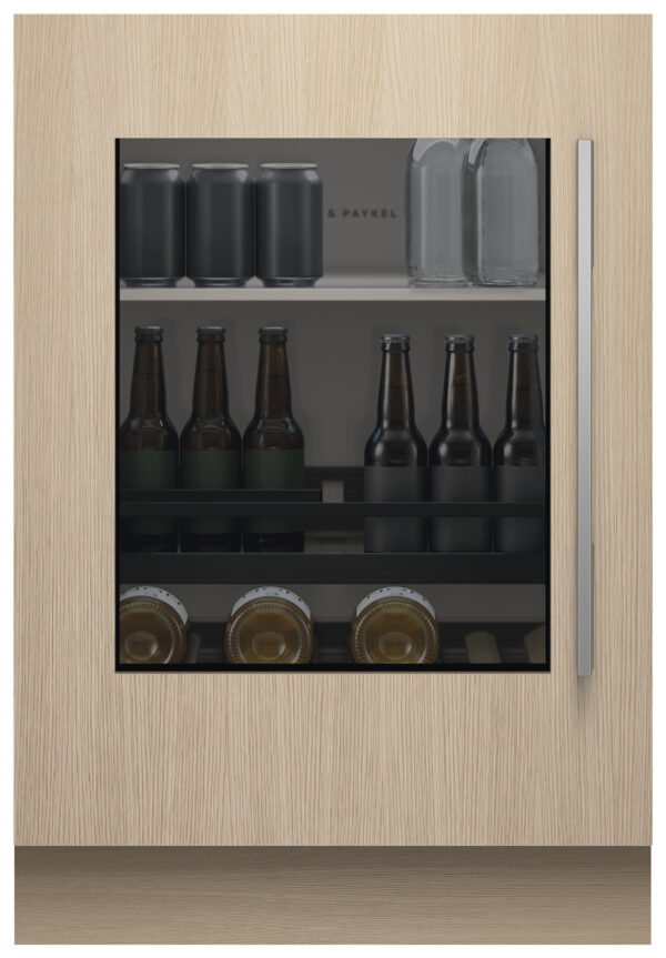 F&P SERIES 9, 60cm BUILT-IN BEVERAGE CENTRE - Glass Door - Image 3