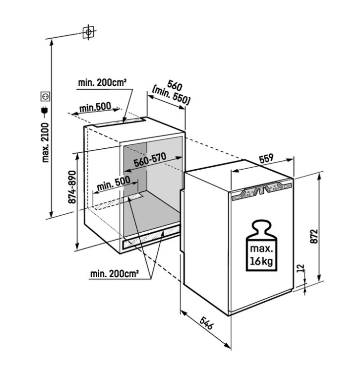 LIEBHERR Built-In Freezer with Nofrost - Image 4