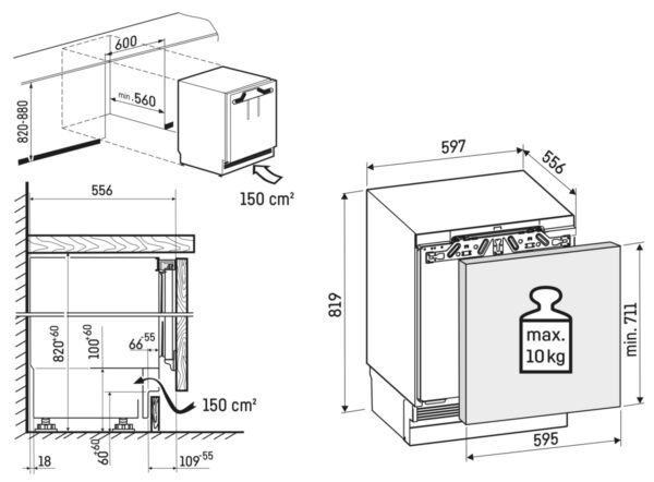 LIEBHERR BUILT-IN PULL OUT FRIDGE - Image 6