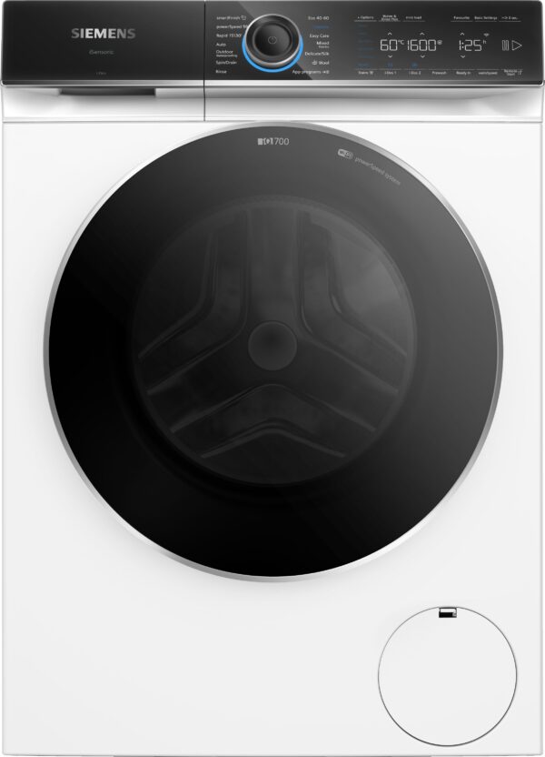 SIEMENS iQ700 10kg FREESTANDING WASHING MACHINE - 1600rpm - White
