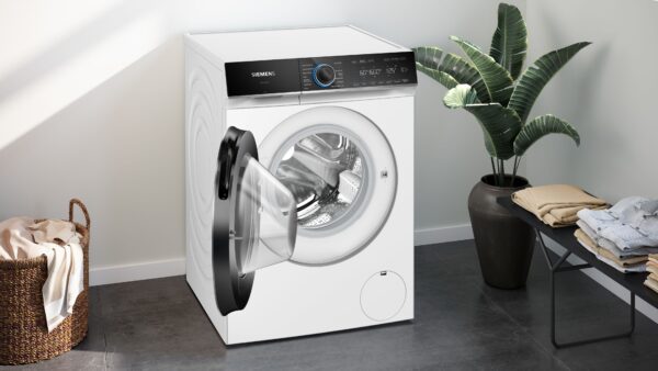 SIEMENS iQ700 10kg FREESTANDING WASHING MACHINE - 1600rpm - White - Image 2