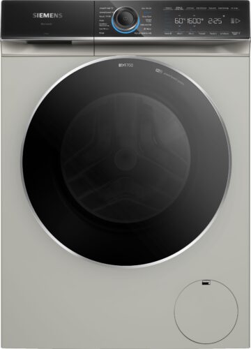 SIEMENS iQ700 WASHING MACHINE, 10kg, 1600rpm - Silver Inox