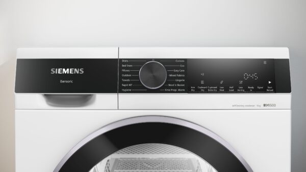 SIEMENS iQ500 9kg HEAT PUMP TUMBLE DRYER - Image 2