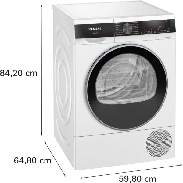 SIEMENS iQ500 9kg HEAT PUMP TUMBLE DRYER - Image 6